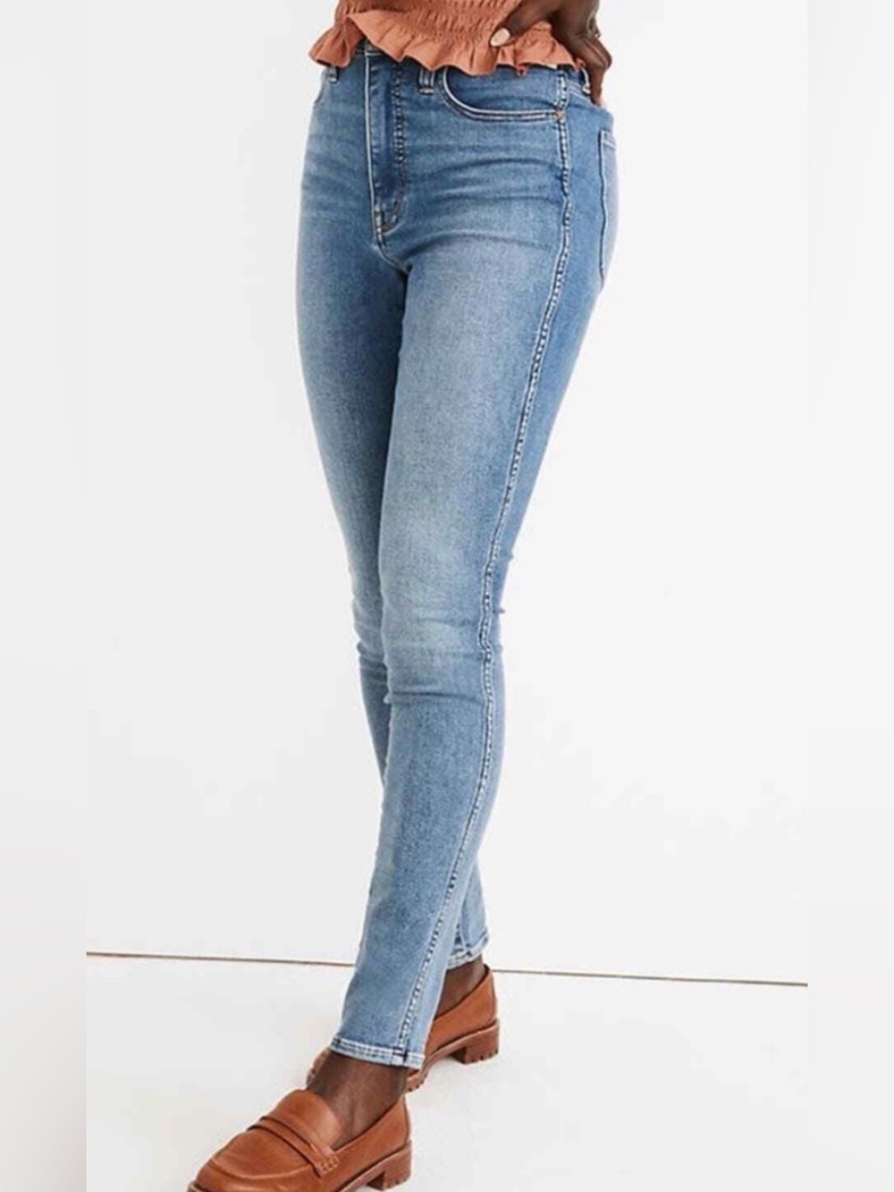 MADEWELL 29 Roadtripper cropped skinny jeans